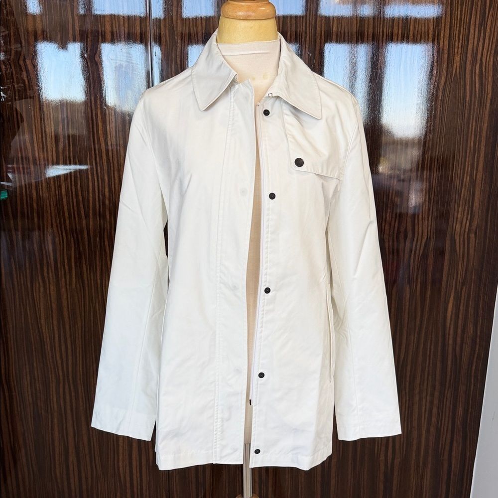 Women's White waterproof Jacket 8 regular